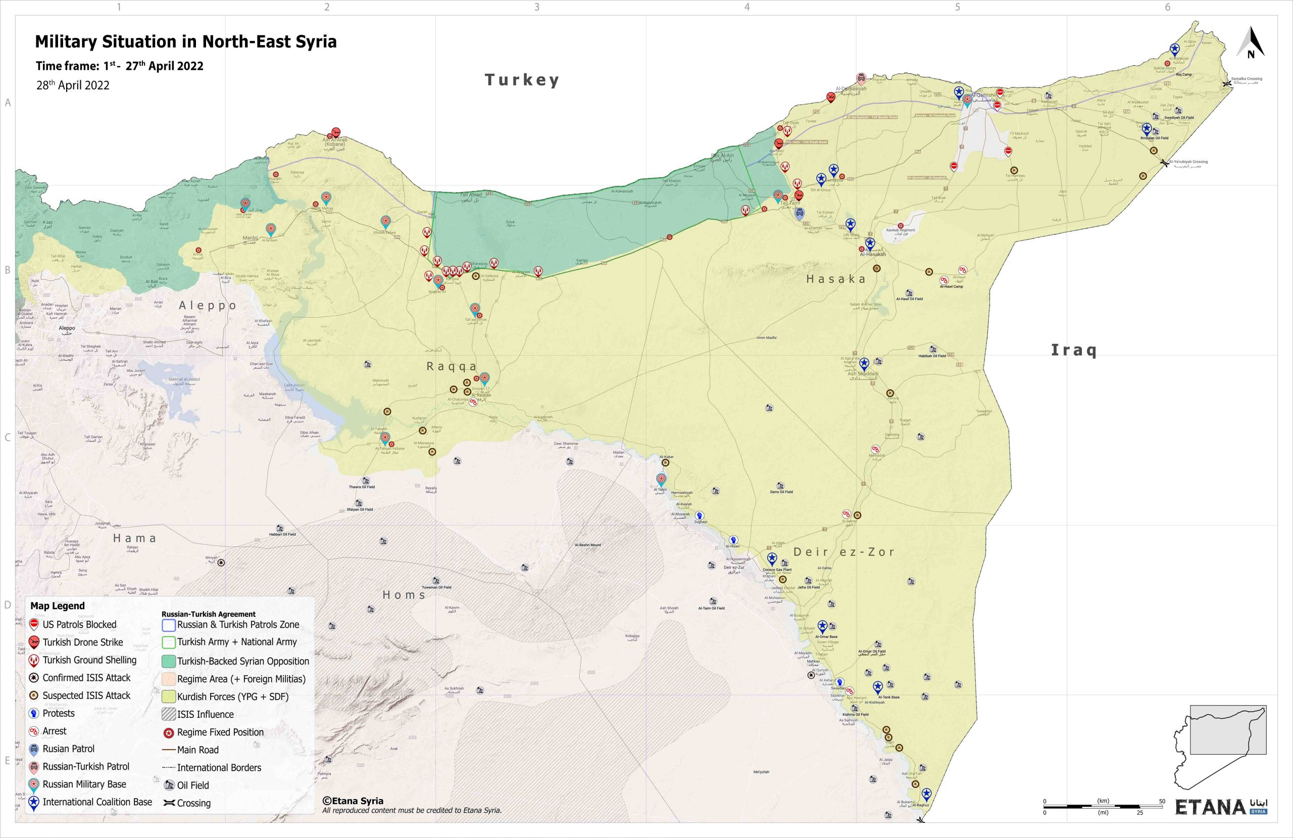 Military Situation in North-East Syria