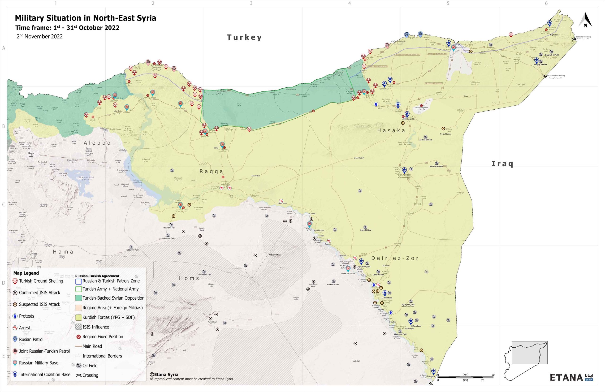 Military Situation in North-East Syria