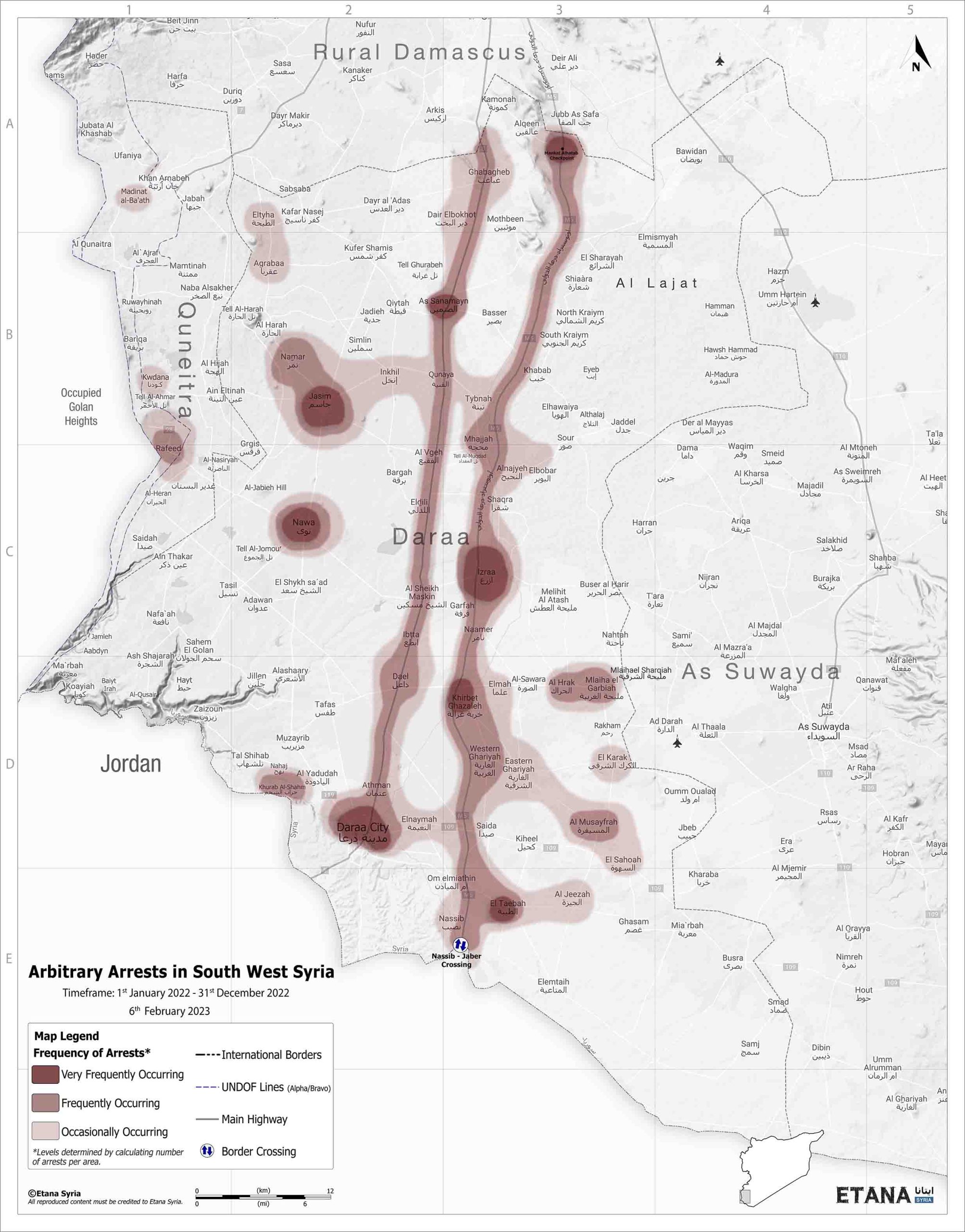 Arbitrary Arrests in South West Syria