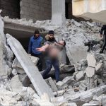Saving a Syrian child in the countryside of Aleppo