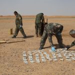 The Free Syrian Army at al-Tanf confiscates a shipment of Captagon pills bound for Jordan on 7 May, 2023. (Source Telegram)